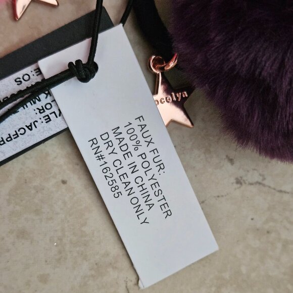 RARE SET 3 JOCELYN FAUX FUR PONYTAIL HOLDER HAIR TIE WRAP BAND ACCESSORY main image 7